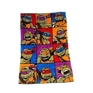 Nickelodeon 2014 Teenage Mutant Ninja Turtle Fighters Throw Blanket TMNT